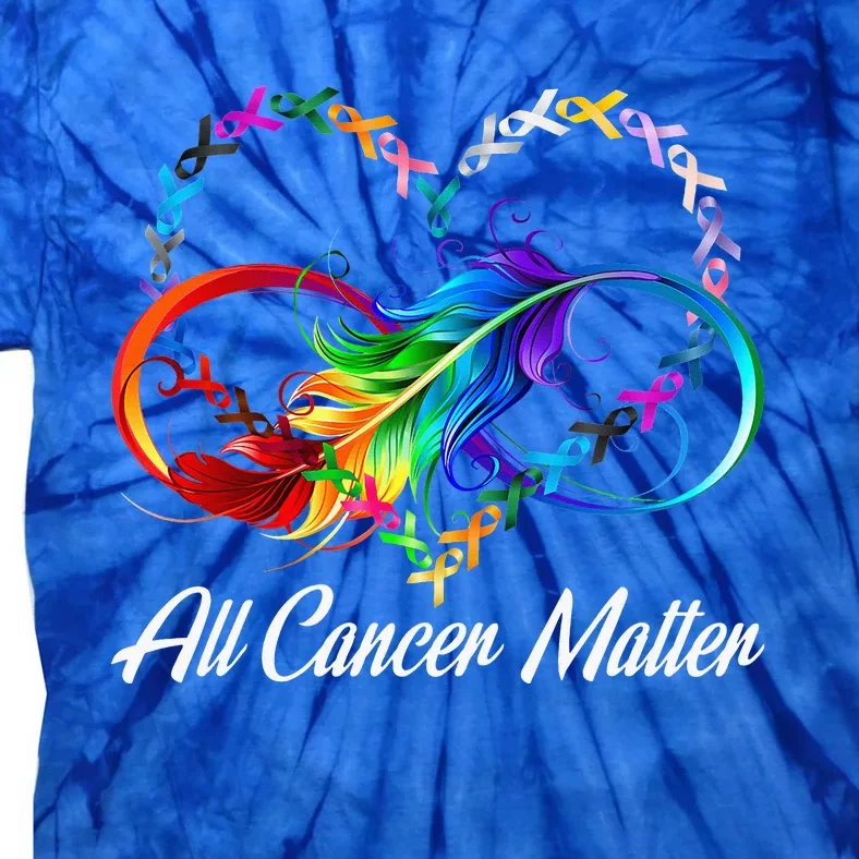 All Cancer Matters Awareness Day Heartbeat Tie-Dye T-Shirt