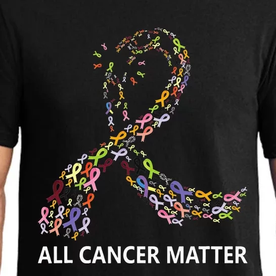 All Cancer Matters Awareness Day Ribbon Quote Pajama Set