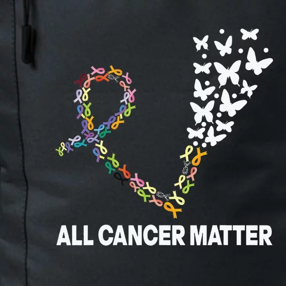 All Cancer Matters Awareness Day Ribbon Quote Daily Commute Backpack