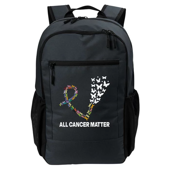 All Cancer Matters Awareness Day Ribbon Quote Daily Commute Backpack