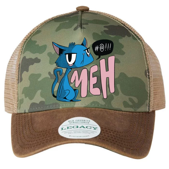 Annoyed Cat Meh Legacy Tie Dye Trucker Hat