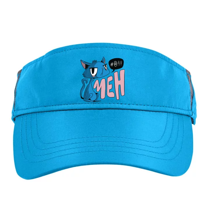 Annoyed Cat Meh Adult Drive Performance Visor