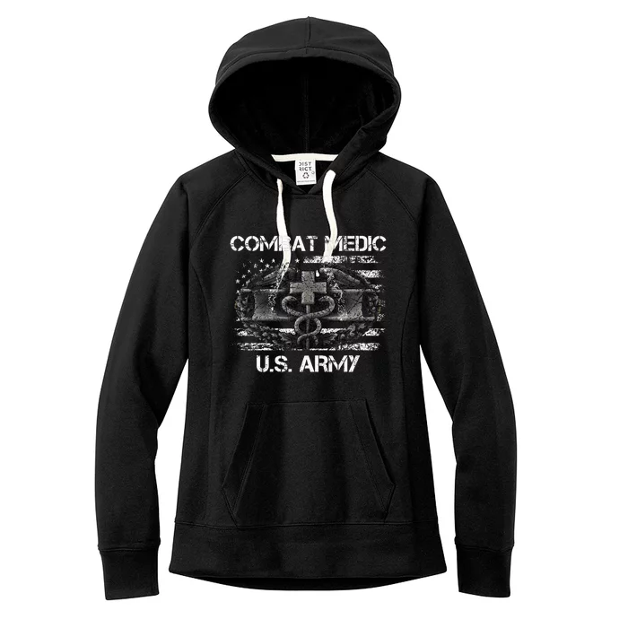 Army Combat Medic Veteran Gift For U.S A.R.M.Y. Women's Fleece Hoodie