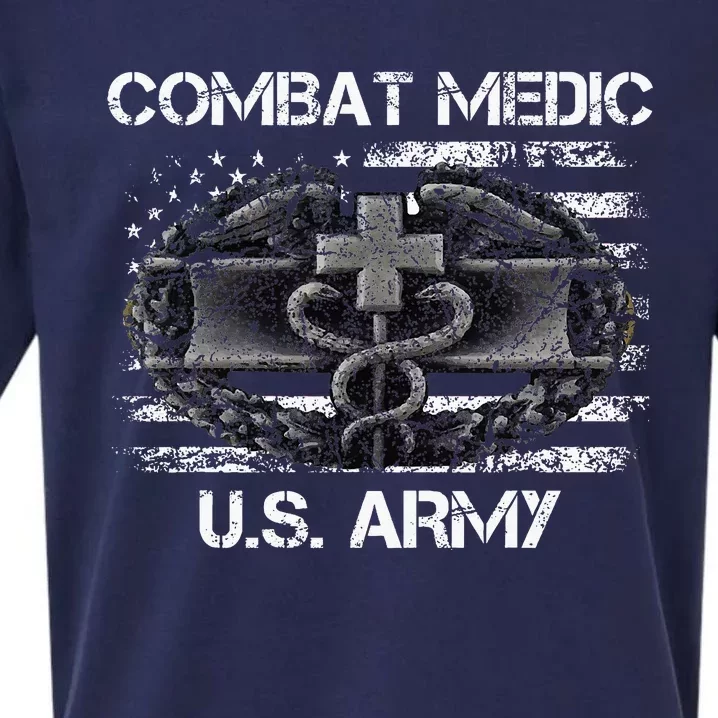 Army Combat Medic Veteran Gift For U.S A.R.M.Y. Sueded Cloud Jersey T-Shirt