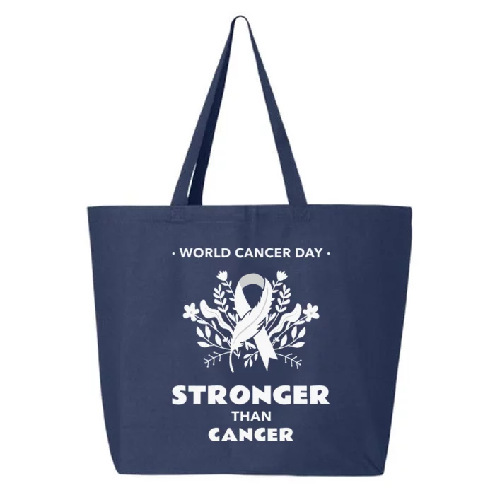 All Cancer Matters Awareness Support I World Cancer Day 25L Jumbo Tote