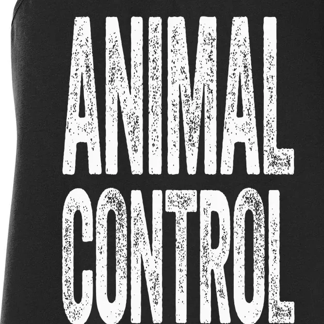 Animal Control  Matching Costume Women's Racerback Tank