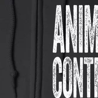 Animal Control  Matching Costume Full Zip Hoodie