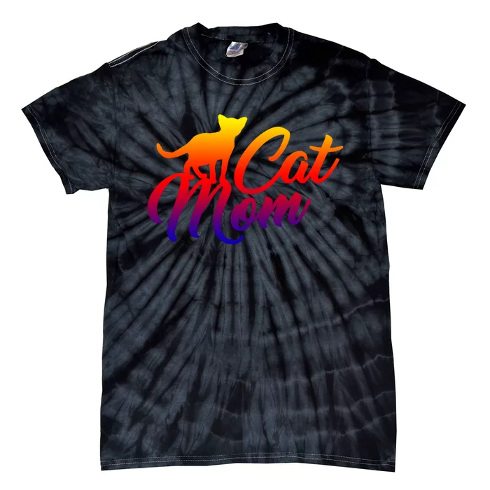 Aspca Cat Mom Gift Tie-Dye T-Shirt