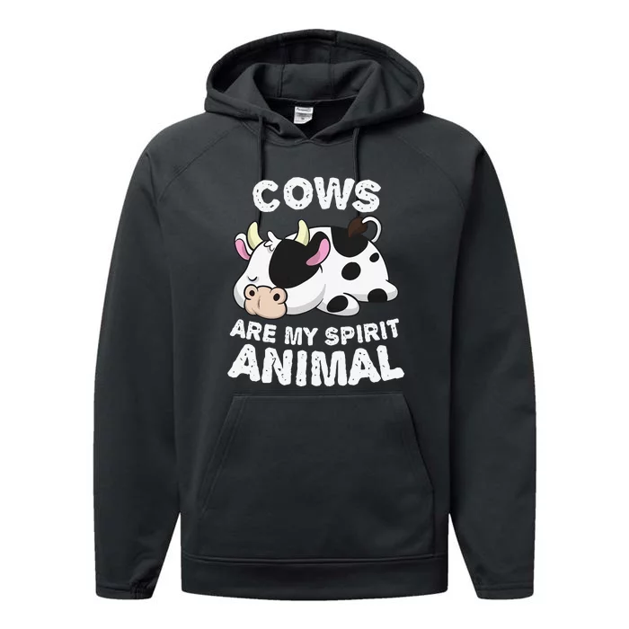 Anime Cows My Spirit Animal Gifts for Animal Lovers cute design is a perfect gift if you love cows. Get this funny cows clothes for Birthday gift, Christmas gift or Anniversary gift for any cows lover. Performance Fleece Hoodie