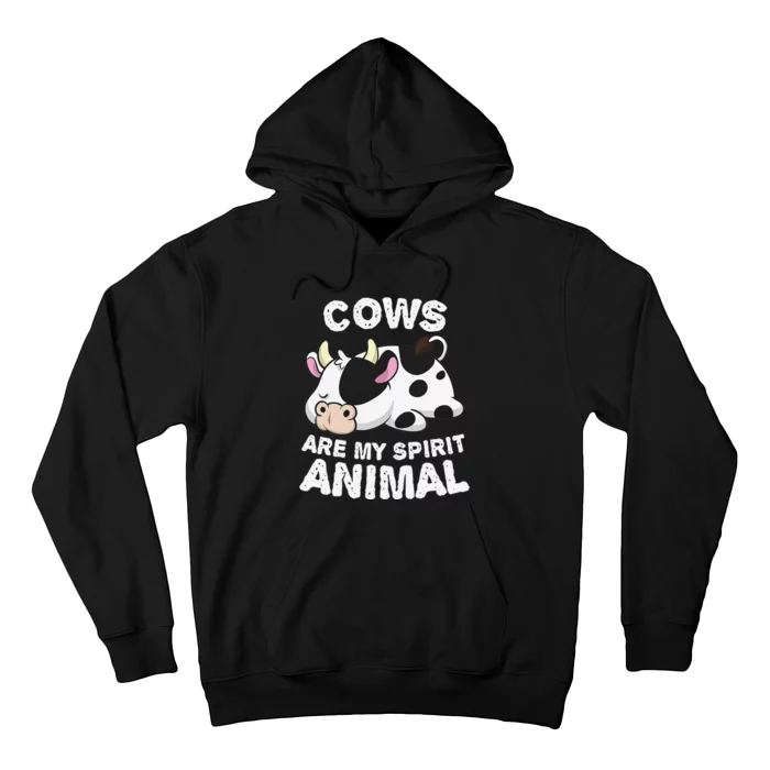 Anime Cows My Spirit Animal Gifts for Animal Lovers cute design is a perfect gift if you love cows. Get this funny cows clothes for Birthday gift, Christmas gift or Anniversary gift for any cows lover. Hoodie