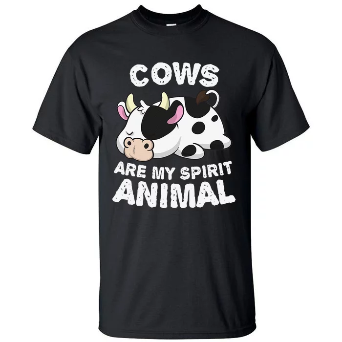 Anime Cows My Spirit Animal Gifts for Animal Lovers cute design is a perfect gift if you love cows. Get this funny cows clothes for Birthday gift, Christmas gift or Anniversary gift for any cows lover. Tall T-Shirt