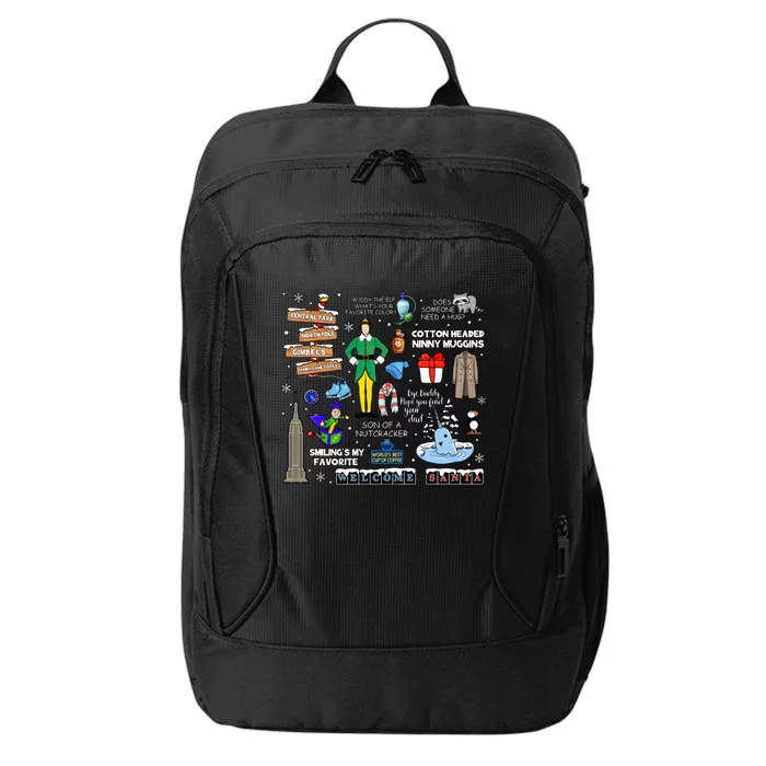 All Christmas Movie Holiday Season Xmas Matching City Backpack