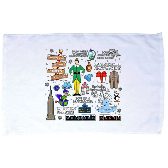 All Christmas Movie Holiday Season Xmas Matching Microfiber Hand Towel