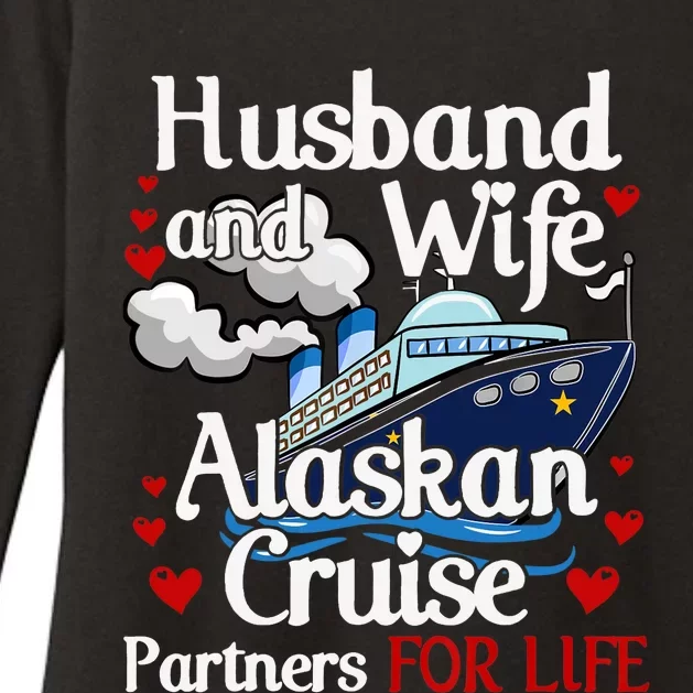 Alaskan Cruise Matching Cruising Husband Wife Couples Alaska Womens CVC Long Sleeve Shirt