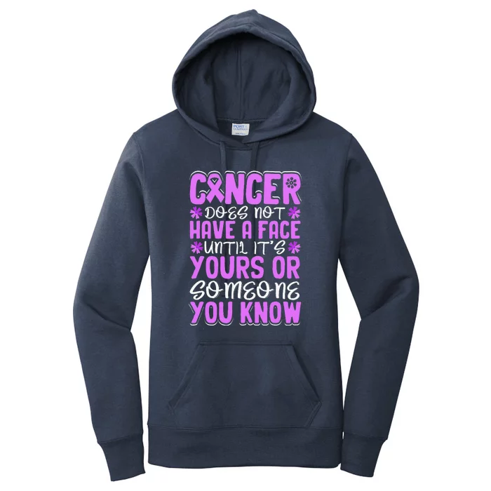 All Cancer Matters Awareness Saying World Cancer Day Women's Pullover Hoodie