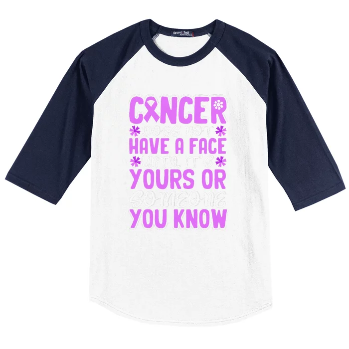 All Cancer Matters Awareness Saying World Cancer Day Baseball Sleeve Shirt