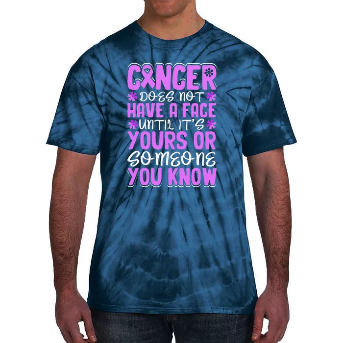 All Cancer Matters Awareness Saying World Cancer Day Tie-Dye T-Shirt