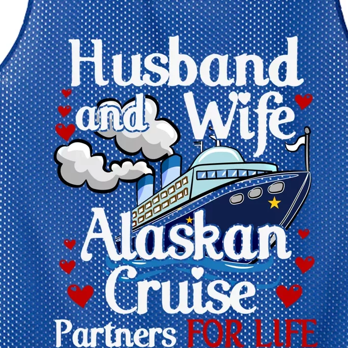 Alaskan Cruise Matching Cruising Husband Wife Couples Alaska Cute Gift Mesh Reversible Basketball Jersey Tank