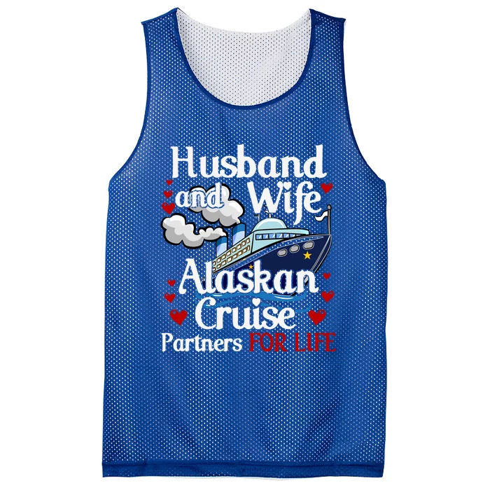 Alaskan Cruise Matching Cruising Husband Wife Couples Alaska Cute Gift Mesh Reversible Basketball Jersey Tank