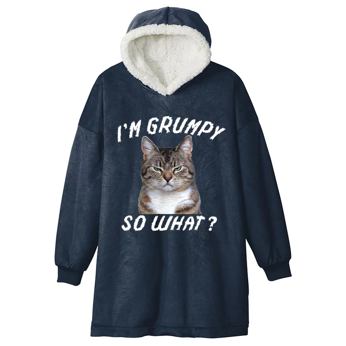 Angry Cat Meme I'm Grumpy So What Women's Crop Top Tee