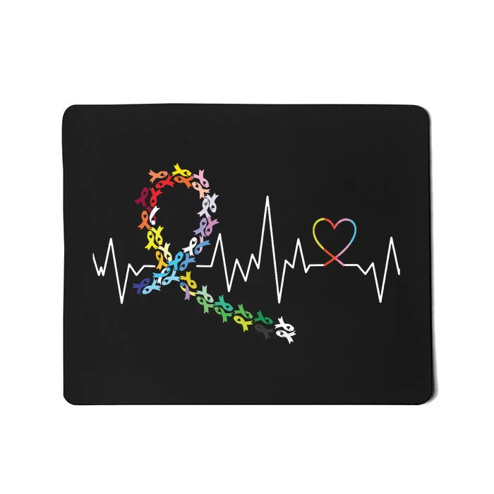 All Cancer Matters Awareness Day Heartbeat Mousepad