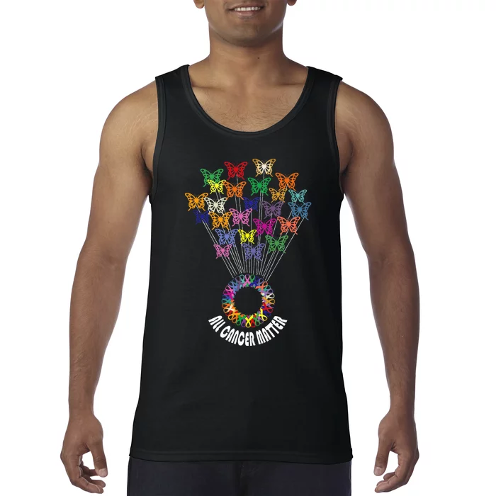 All Cancer Matters Awareness Day Ribbon Support Tank Top