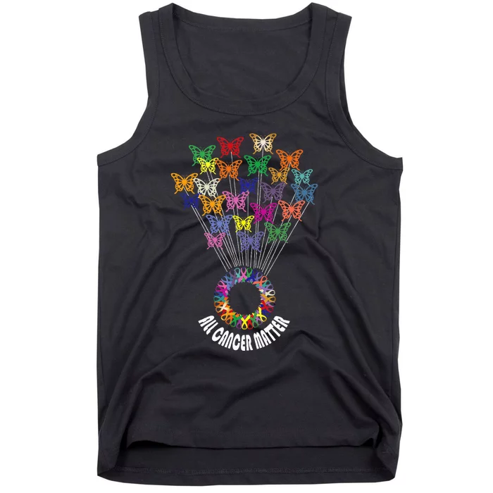 All Cancer Matters Awareness Day Ribbon Support Tank Top