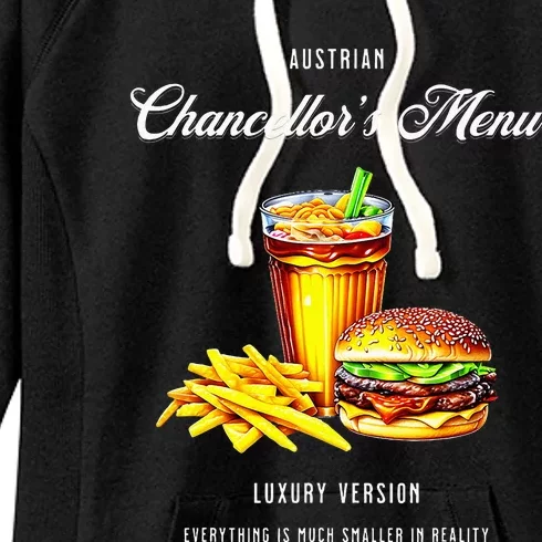 Austrian Chancellors Menu Hamburger Day On May 28th Women's Fleece Hoodie