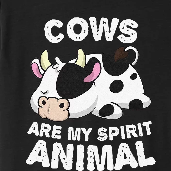 Anime Cows My Spirit Animal Gifts for Animal Lovers ChromaSoft Performance T-Shirt