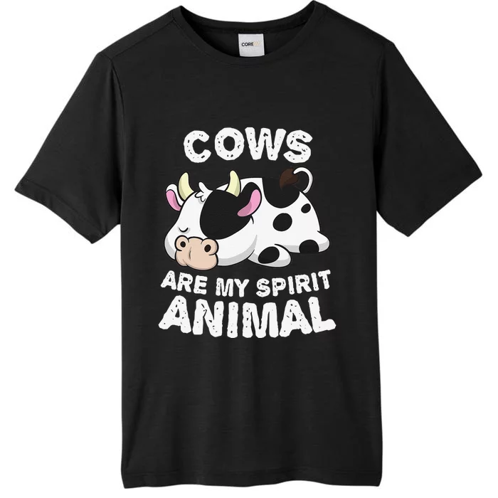 Anime Cows My Spirit Animal Gifts for Animal Lovers ChromaSoft Performance T-Shirt