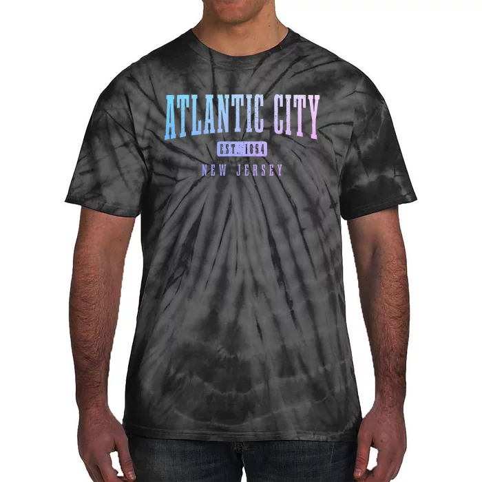 Atlantic City New Jersey Est. 1854 Pride Vintage Tie-Dye T-Shirt