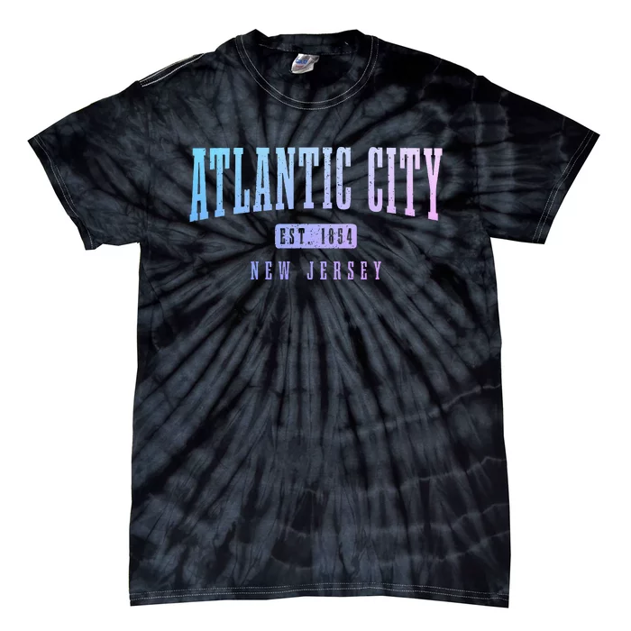 Atlantic City New Jersey Est. 1854 Pride Vintage Tie-Dye T-Shirt