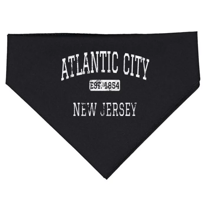 Atlantic City New Jersey NJ Vintage USA-Made Doggie Bandana