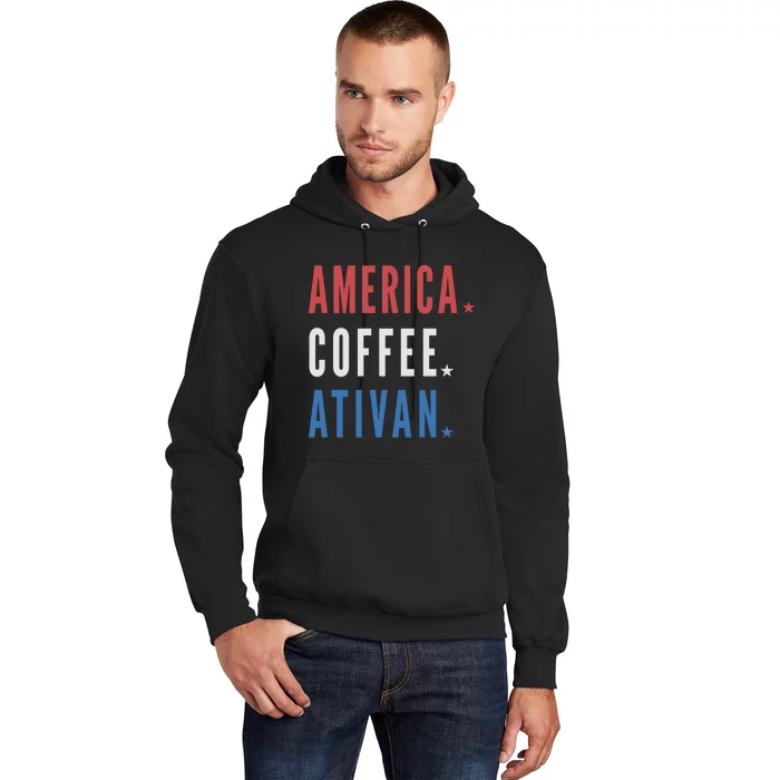 America Coffee Nurse Nursing Health Care Hoodie