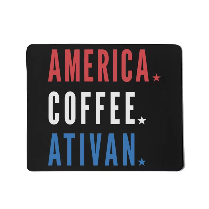 America Coffee Nurse Nursing Health Care Mousepad