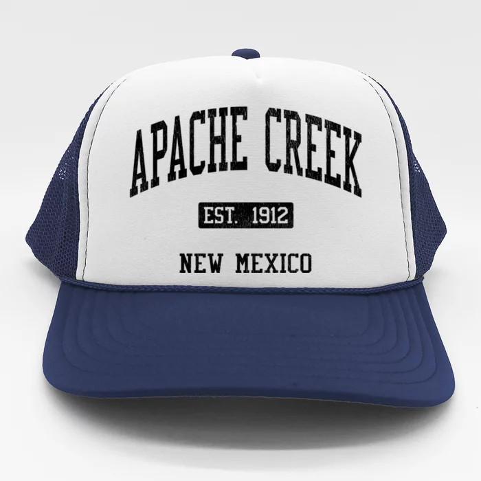 Apache Creek New Mexico Nm Js04 Vintage Athletic Sports Trucker Hat