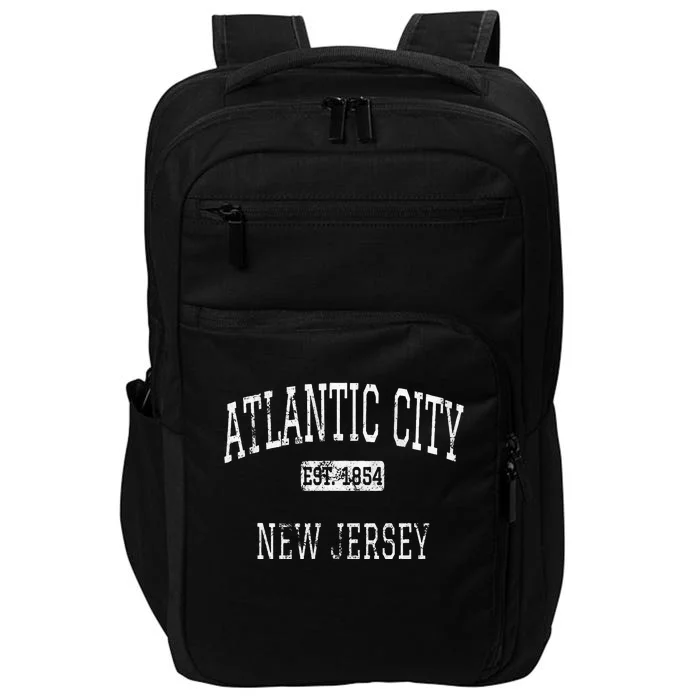 Atlantic City New Jersey Nj Vintage Impact Tech Backpack