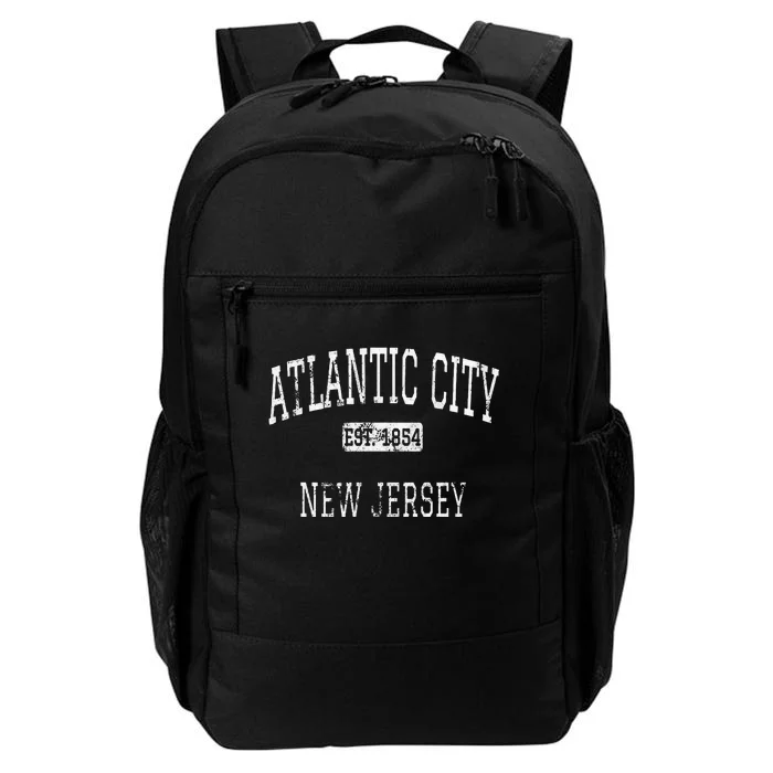 Atlantic City New Jersey Nj Vintage Daily Commute Backpack