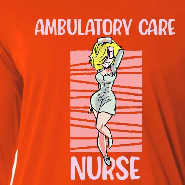 Ambulatory Care Nurse Sexy Attractive Nursing Gift Cooling Performance Long Sleeve Crew