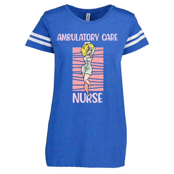 Ambulatory Care Nurse Sexy Attractive Nursing Gift Enza Ladies Jersey Football T-Shirt