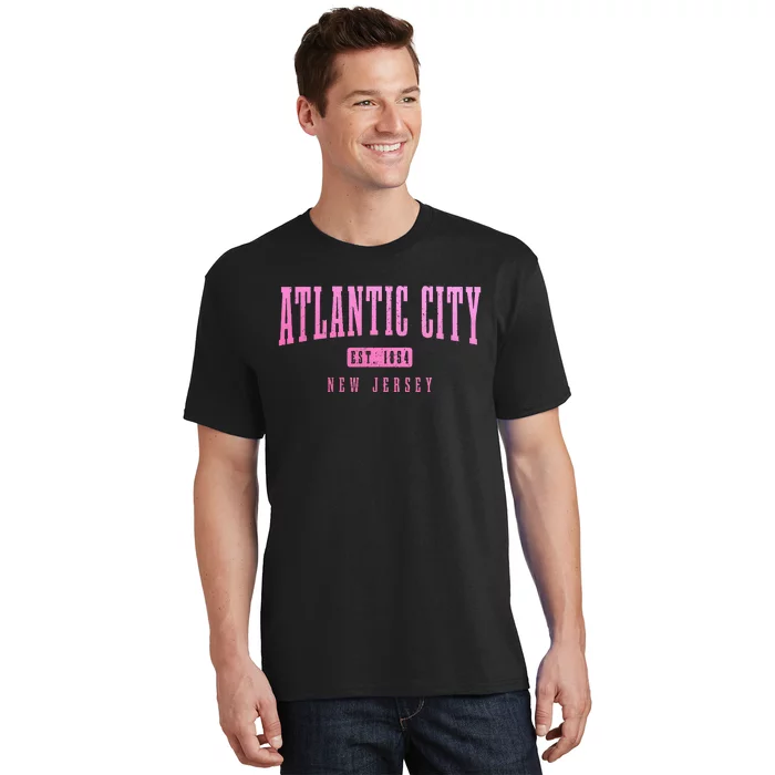 Atlantic City New Jersey Est. 1854 Pride Vintage T-Shirt