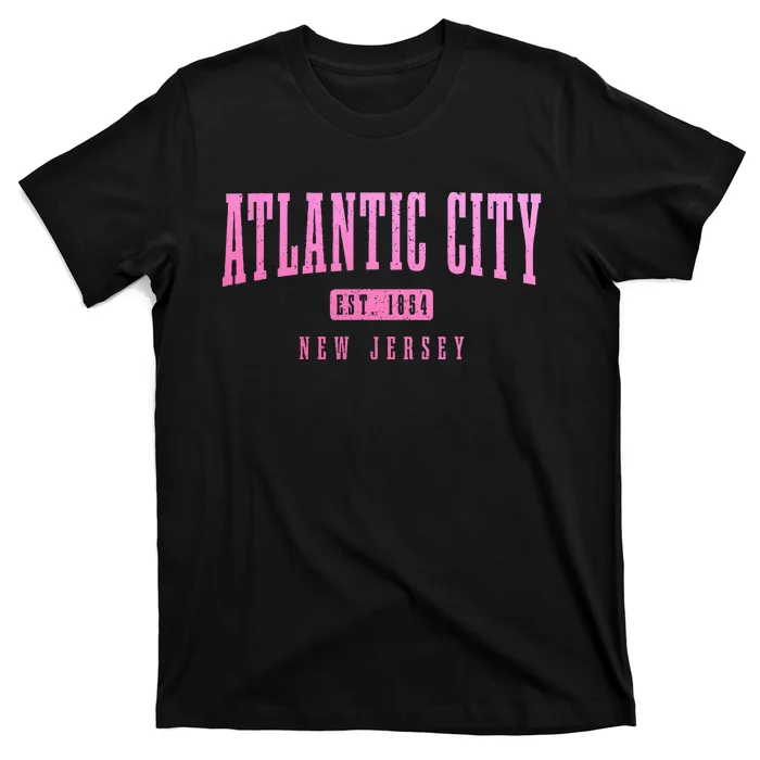 Atlantic City New Jersey Est. 1854 Pride Vintage T-Shirt