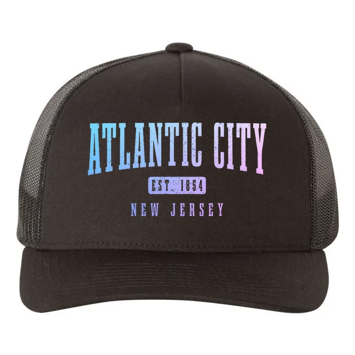 Atlantic City New Jersey Est. 1854 Pride Vintage Yupoong Adult 5-Panel Trucker Hat