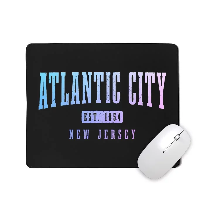 Atlantic City New Jersey Est. 1854 Pride Vintage Mousepad