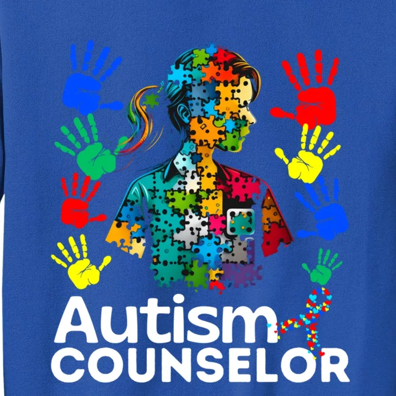 Autism Counselor Navigating Autism T Autism Counseling T Cute Gift Sweatshirt