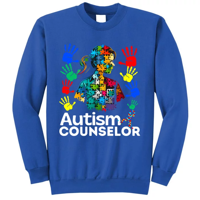 Autism Counselor Navigating Autism T Autism Counseling T Cute Gift Sweatshirt