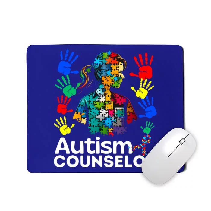 Autism Counselor Navigating Autism T Autism Counseling T Gift Mousepad