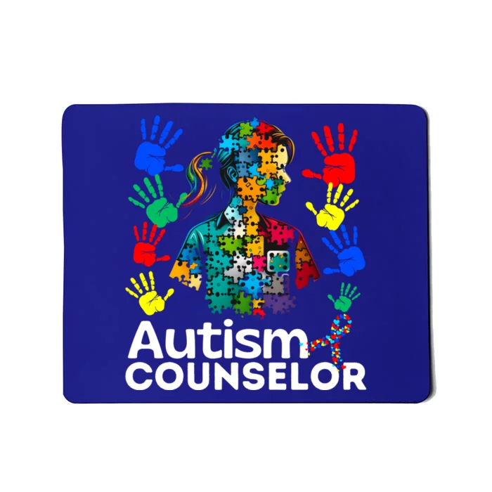 Autism Counselor Navigating Autism T Autism Counseling T Gift Mousepad