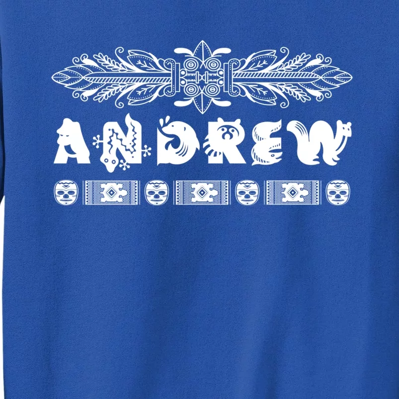 Andrew Custom Name Animals African Style Personalized Great Gift Sweatshirt