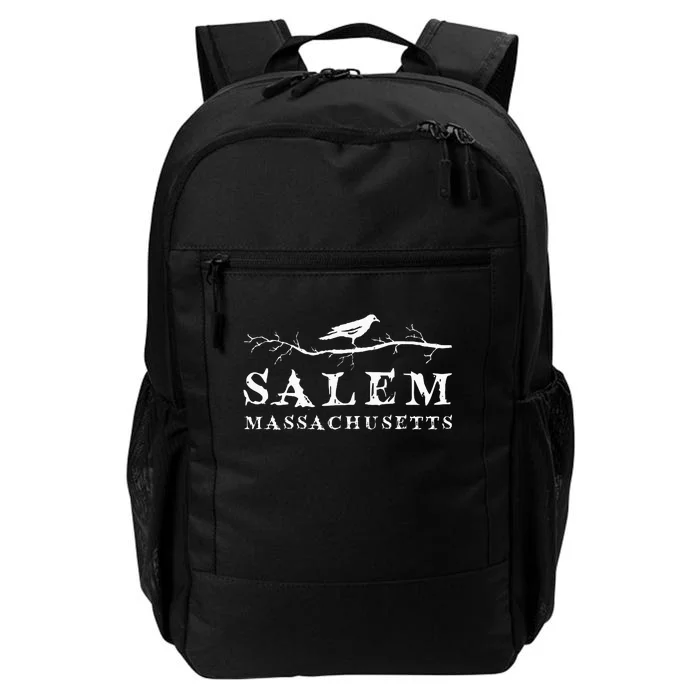 A Crow On Tree Branch Vintage Salem Massachusetts Souvenir Daily Commute Backpack